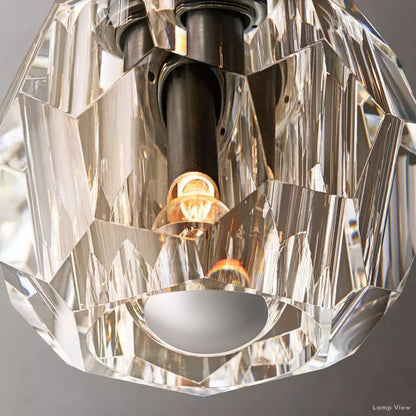 Boule Spherical Cristal Flush Mount 6"