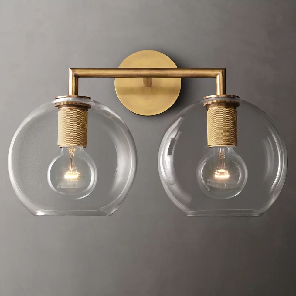 Utilitaire Globe Double Wall Sconce