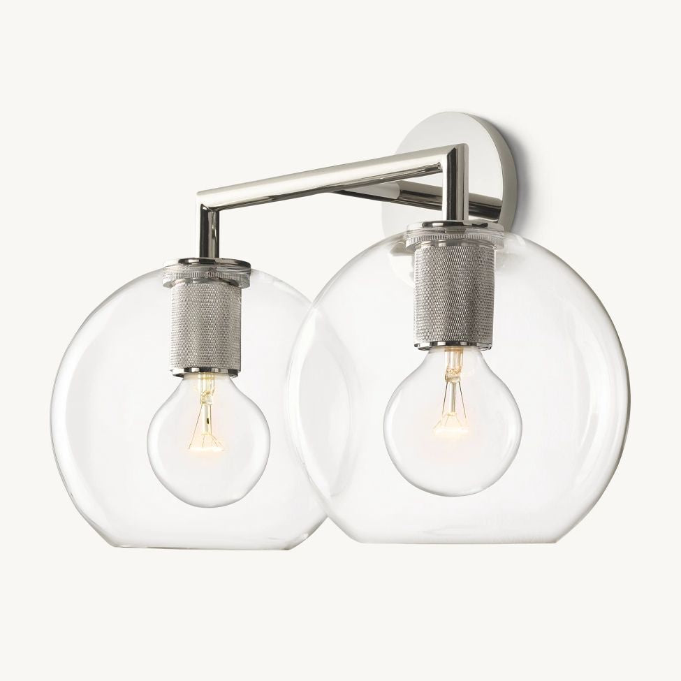 Utilitaire Globe Double Wall Sconce