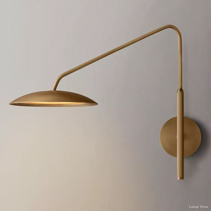 Asher Offset Disc Task Wall Sconce