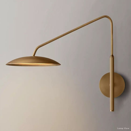 Asher Offset Disc Task Wall Sconce