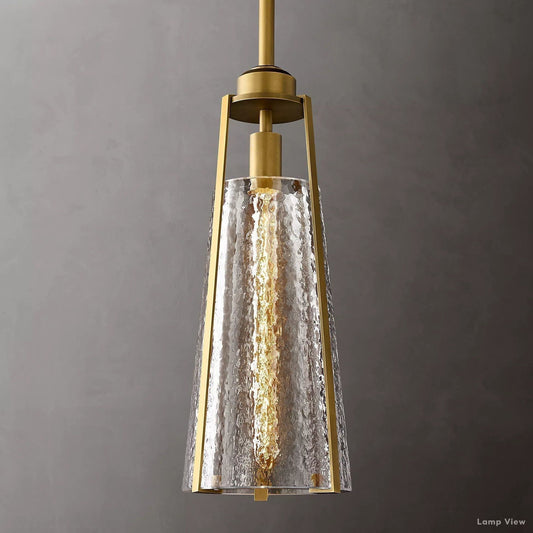 Arpege Funnel Glass Pendant Light