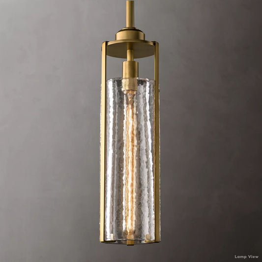 Arpege Cylinder Glass Pendant Light
