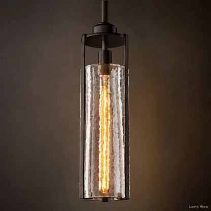 Arpege Cylinder Glass Pendant Light