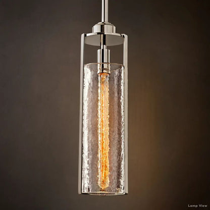 Arpege Cylinder Glass Pendant Light