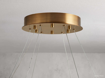 Halima Ambient Glow Halo Chandelier