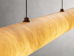Halima Alabaster Linear Chandelier