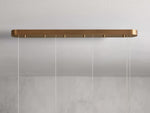 Halima Alabaster Linear Chandelier