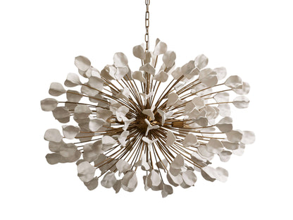 Lunaria Organic Floral Round Chandelier
