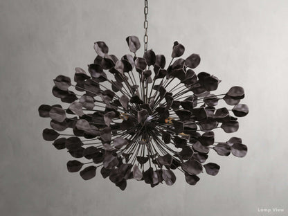 Lunaria Organic Floral Round Chandelier