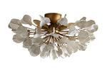 Lunaria Organic Floral Flush Mount