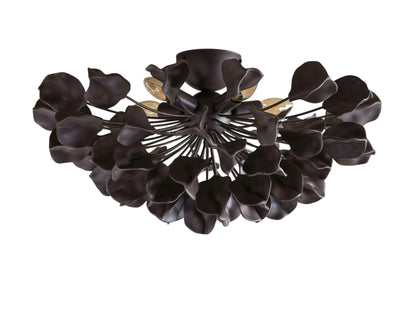 Lunaria Organic Floral Flush Mount