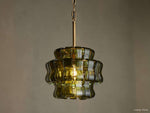 Ghiaccio Hooked Glass Pendant Light