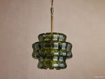 Ghiaccio Hooked Glass Pendant Light