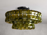 Ghiaccio Hooked Glass Flush Mount