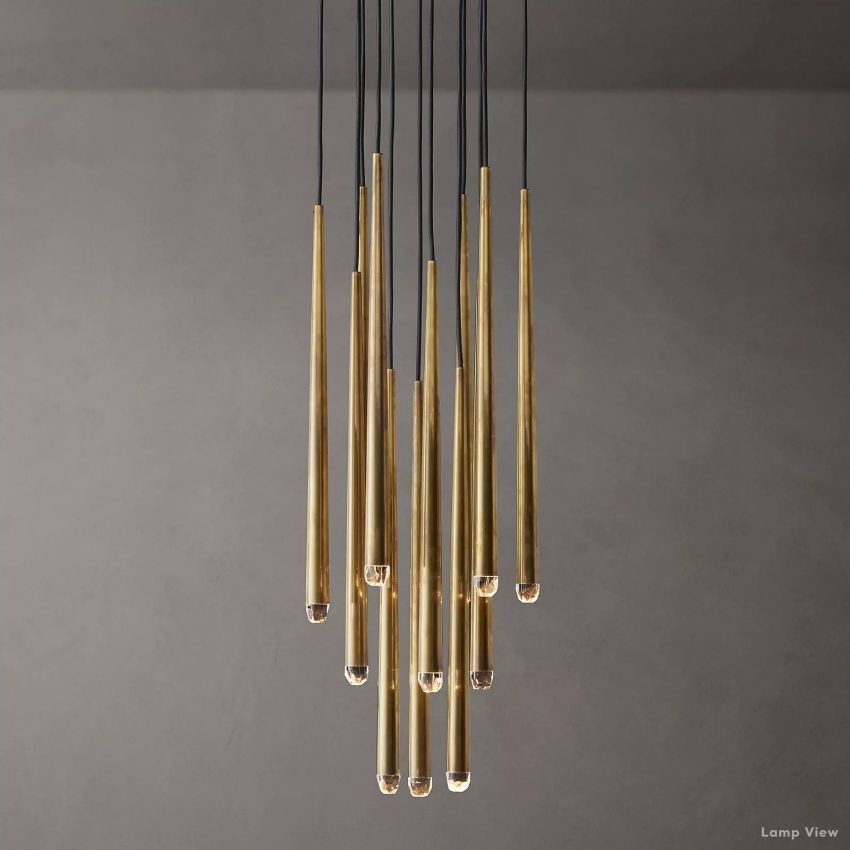 Aquitaine Conical Form Round Chandelier 18"