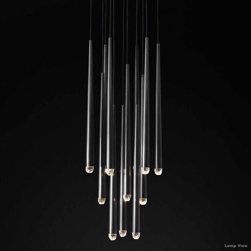 Aquitaine Conical Form Round Chandelier 18"