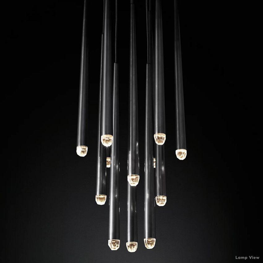 Aquitaine Conical Form Round Chandelier 30"