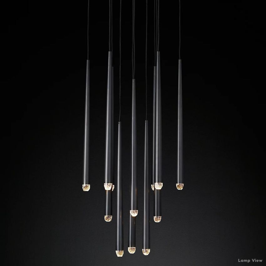 Aquitaine Conical Form Round Chandelier 24"
