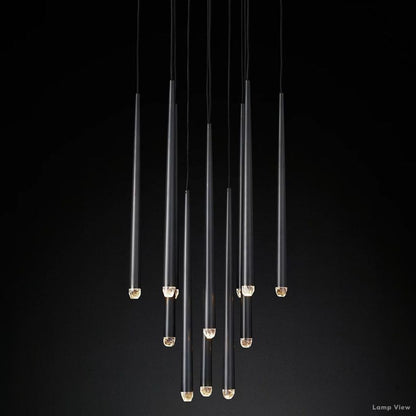 Aquitaine Conical Form Round Chandelier 24"