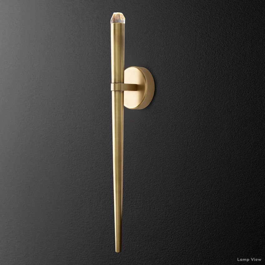 Aquitaine Conical Form Torch Wall Sconce