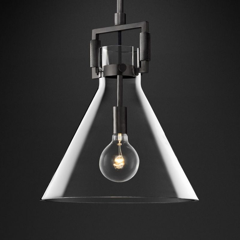Machinist Funnel Pendant Light