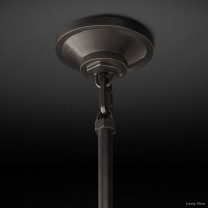 Machinist Glass Funnel Pendant Light