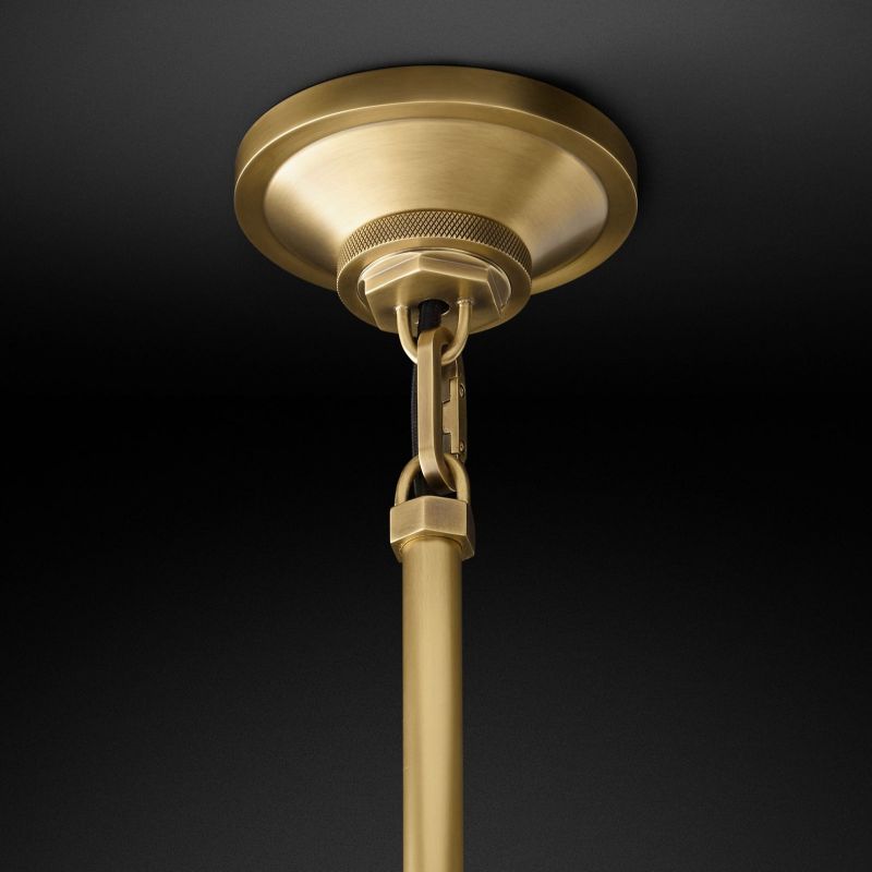 Machinist Metal Cloche Pendant Light