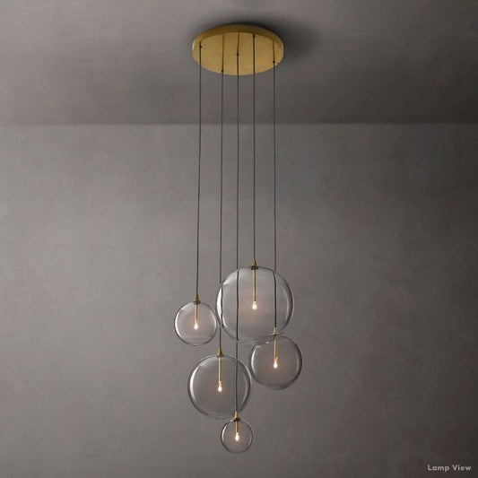 Callene Offset Globe Cluster Chandelier 28"