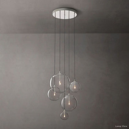Callene Offset Globe Cluster Chandelier 28"