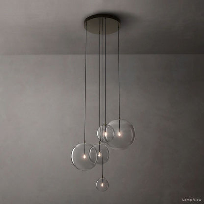 Callene Offset Globe Cluster Chandelier 28"