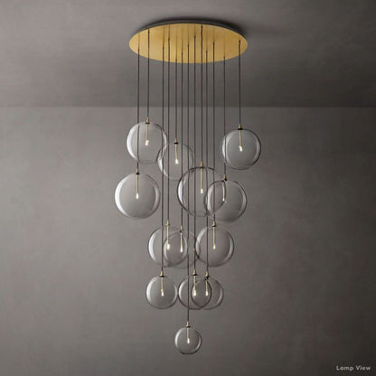 Callene Offset Globe Cluster Chandelier 44"