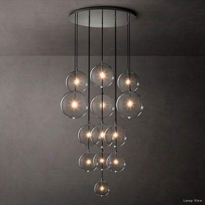 Callene Offset Globe Cluster Chandelier 44"