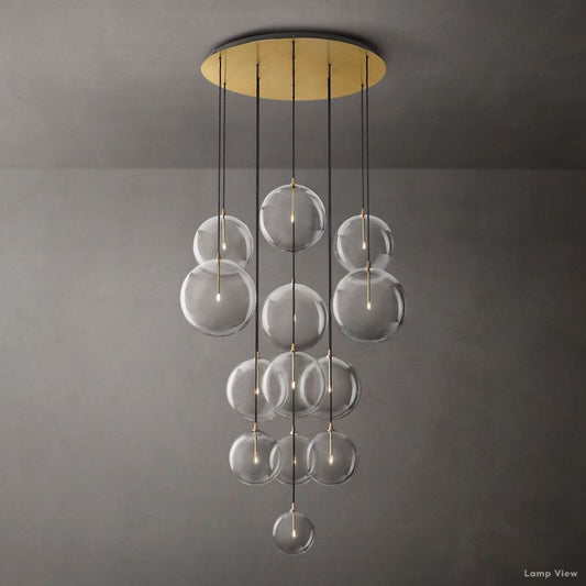Callene Offset Globe Cluster Chandelier 44"