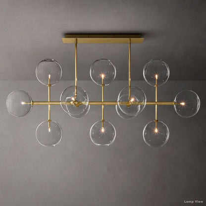 Callene Offset Globe Linear Chandelier 58"