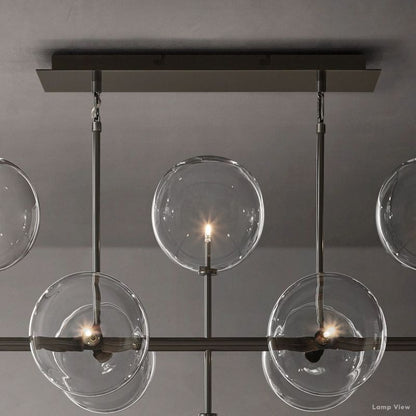 Callene Offset Globe Linear Chandelier 58"