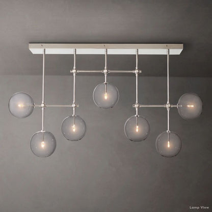 Callene Offset Globe Linear Chandelier 60"