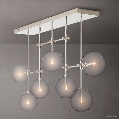 Callene Offset Globe Linear Chandelier 60"
