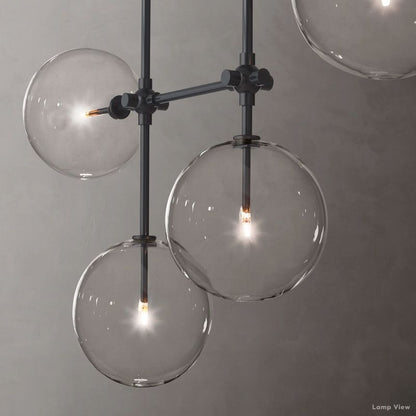 Callene Offset Globe Linear Chandelier 60"