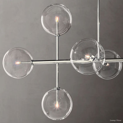 Callene Offset Globe Linear Chandelier 72"