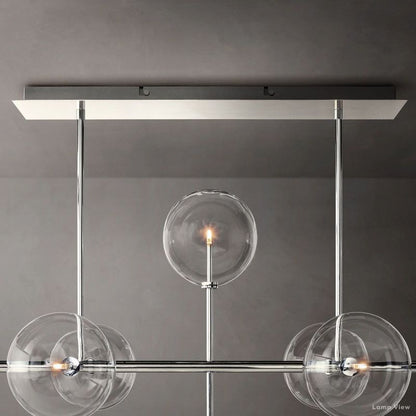 Callene Offset Globe Linear Chandelier 72"