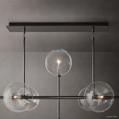 Callene Offset Globe Linear Chandelier 72"