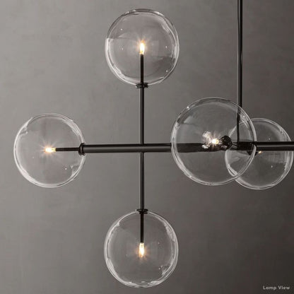 Callene Offset Globe Linear Chandelier 72"
