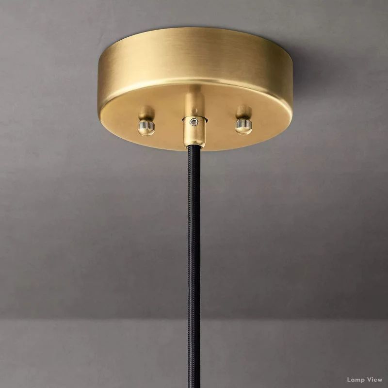 Harlow Mitered Calcite Pendant Light