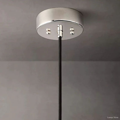 Harlow Mitered Calcite Pendant Light