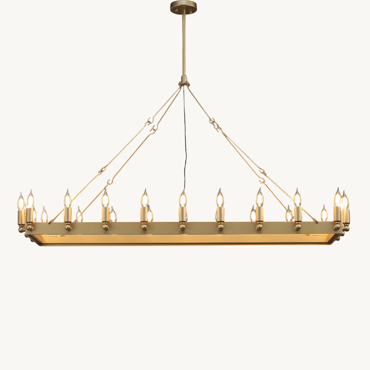 Camino Rectangle Chandelier 41"