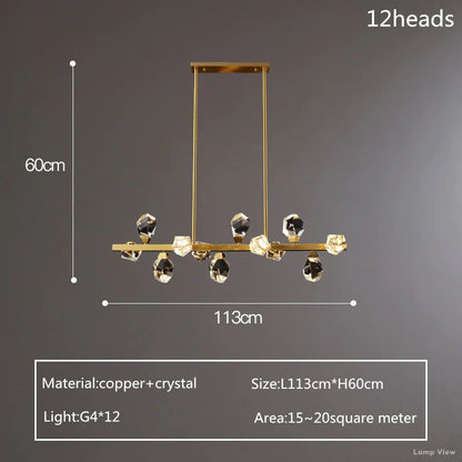 Angle Linear Chandelier