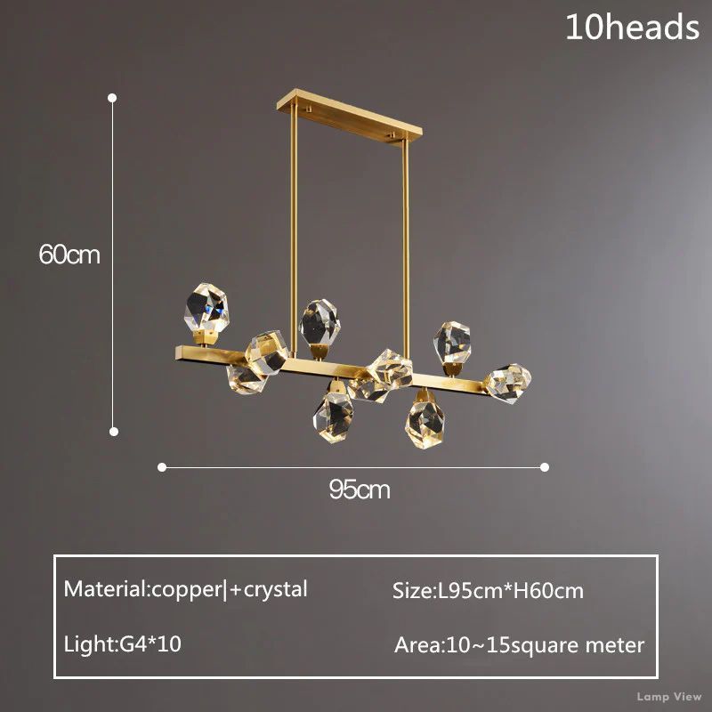 Angle Linear Chandelier