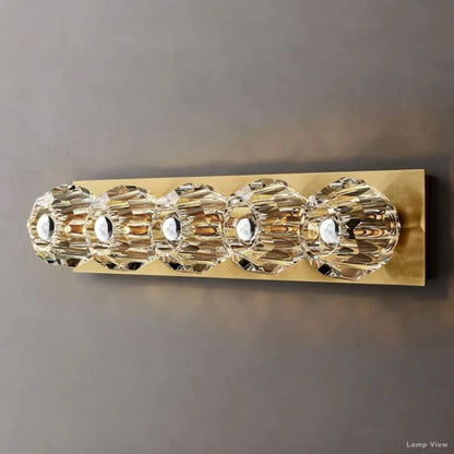 Boule Spherical Cristal Linear Wall Sconce