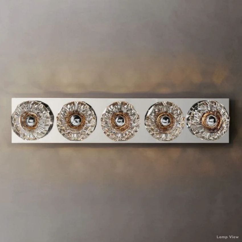 Boule Spherical Cristal Linear Wall Sconce